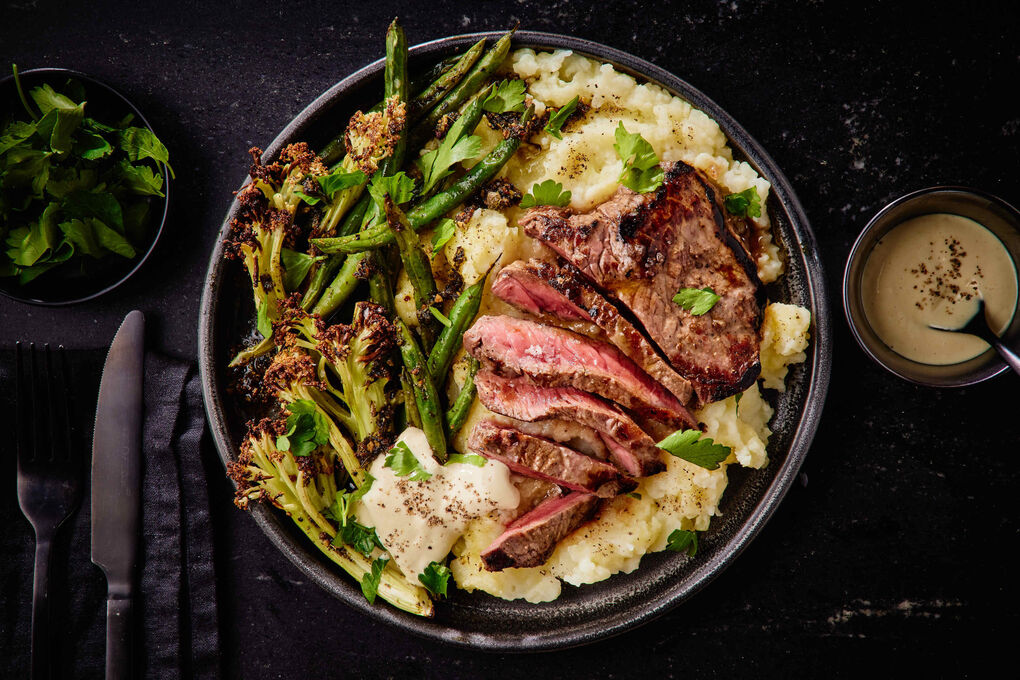 Steak & Cauliflower Mash