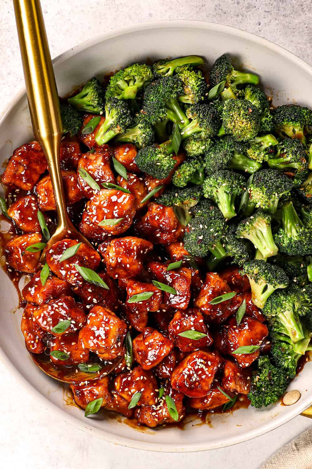 Sesame Chicken & Broccoli